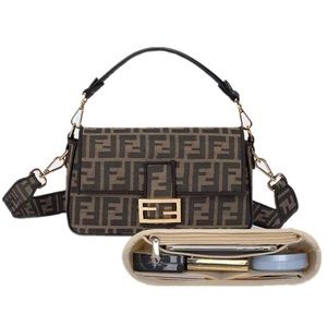 Felt insert for large Fendi Baguette - Black